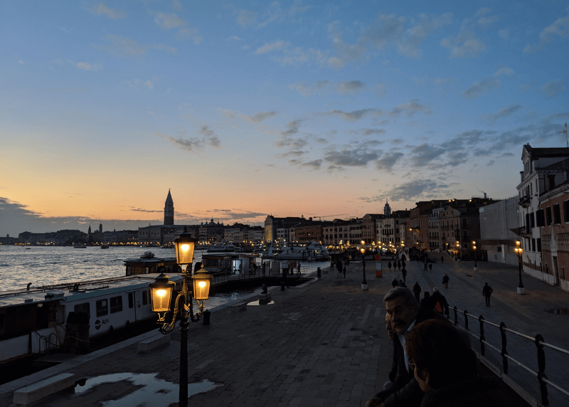 Venice after sunset