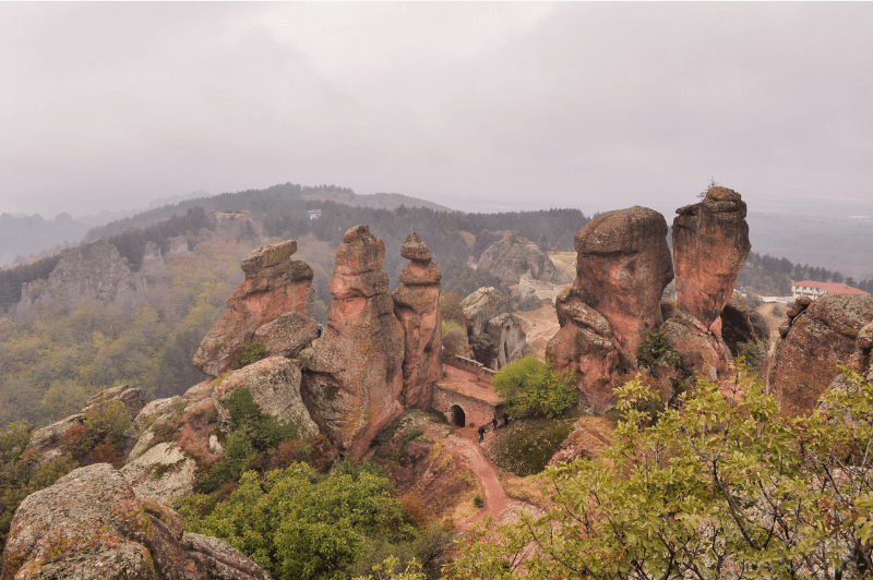 Rock formations like stacked boulders at Belogradchik