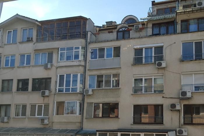 Typical Soviet style apartments in Burgas