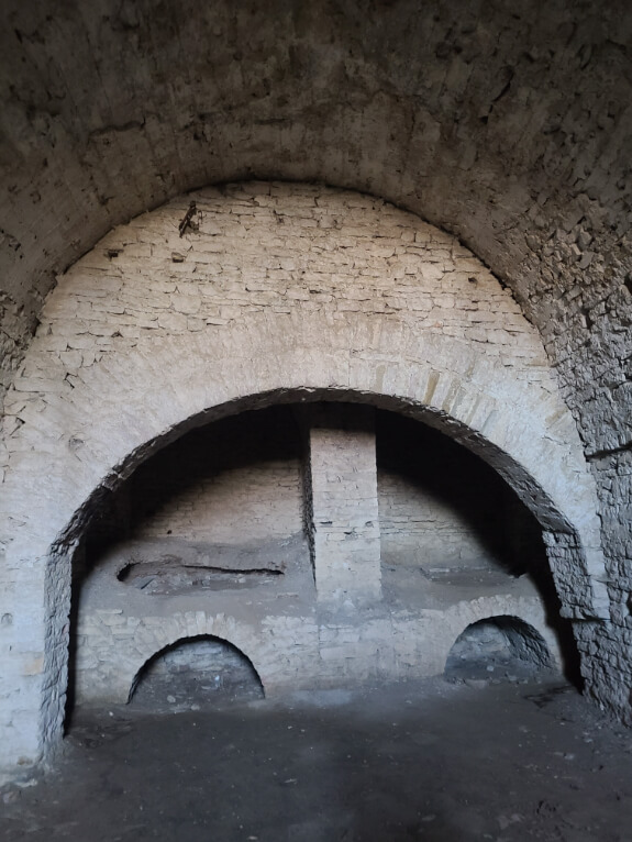 The medieval ovens underneath Gjirokaster castle
