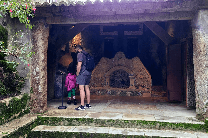The entrance porch to the Convent of the Capuchos